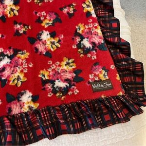 Matilda, Jane, all wrapped up Christmas blanket